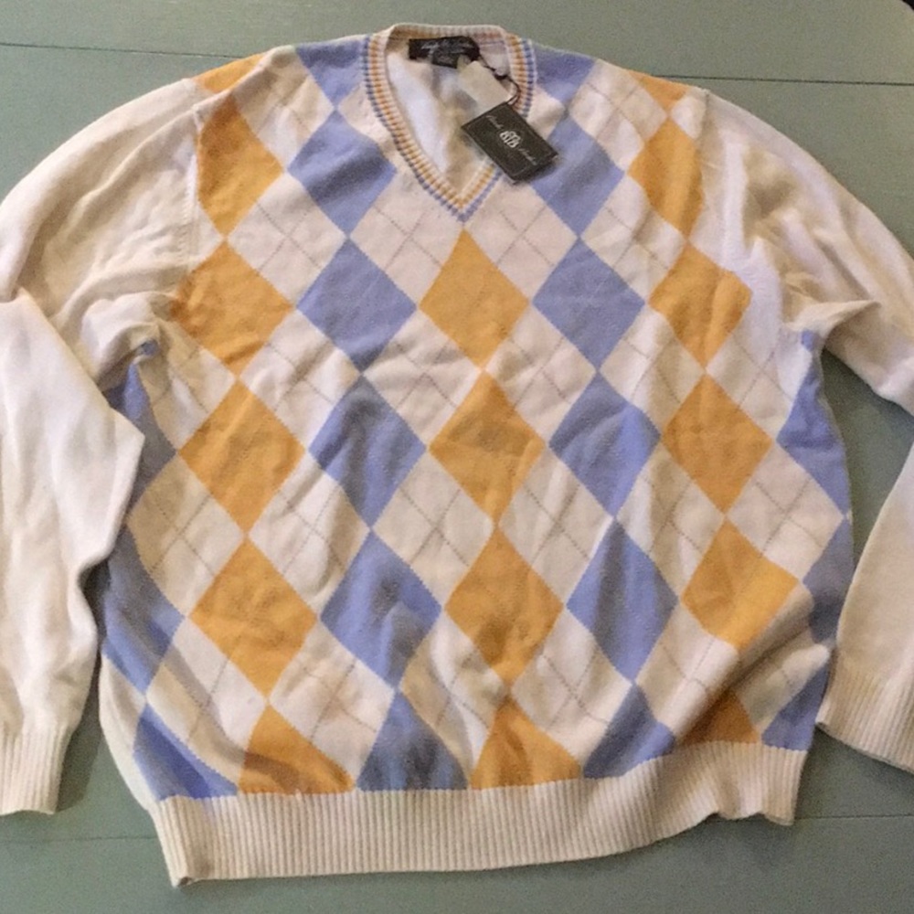 Brooks Brothers Argyle sweater XXL